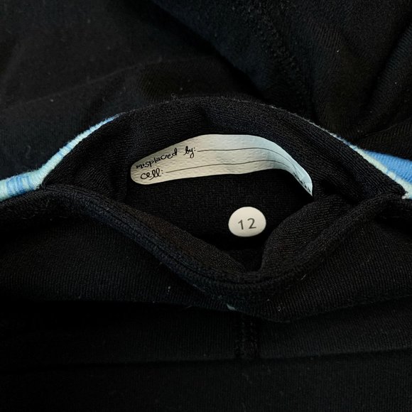 IVIVVA Lululemon Girls Capri Leggings 12 Reversible Cropped Girl NY Hearts Black - Picture 8 of 8